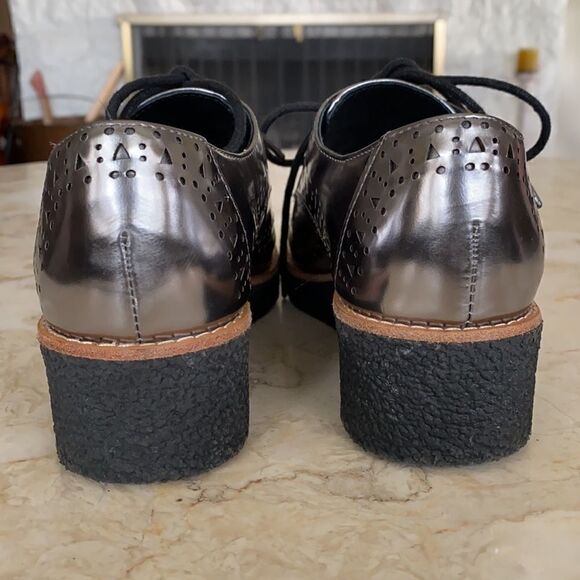 Rebecca Minkoff Pandora Laser Cut Leather Oxfords - Picture 9 of 14